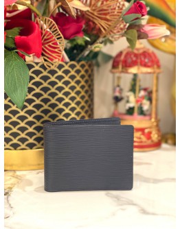 (LIKE NEW) MICROCHIP LOUIS VUITTON EPI LEATHER BIFOLD WALLET -FULL SET- 