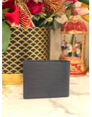 (LIKE NEW) MICROCHIP LOUIS VUITTON EPI LEATHER BIFOLD WALLET -FULL SET- 