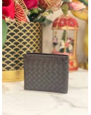 BOTTEGA VENETA INTRECCIATO BI-FOLD WALLET IN BROWN LEATHER -FULL SET-