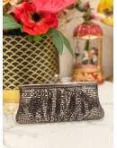 WHITING & DAVIS VINTAGE SILVER METAL MESH EVENING CLUTCH