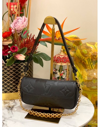 (LIKE NEW) LOUIS VUITTON WALLET ON CHAIN IVY EMPREINTE MONOGRAM LEATHER