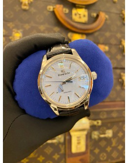 (BRAND NEW) 2025 GRAND SEIKO ELEGANCE COLLECTION SPRING DRIVE BLUE SKYFLAKE REF SBGA407/9R65-0DJ0 BLUE DIAL 41MM AUTOMATIC WATCH -FULL SET-