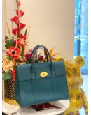 (UNUSED) MULBERRY BAYSWATER GRAIN LEATHER TOTE BAG WITH STRAP 