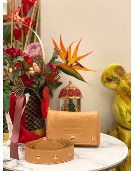 (LIKE NEW) BURBERRY SMOOTH CALFSKIN HACKBERRY CROSSBODY BAG 