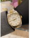 ROLEX DATEJUST 36 REF 16233 HALF 18K 750 YELLOW GOLD WHITE DIAMOND DIAL 36MM AUTOMATIC WATCH