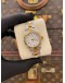 ROLEX OYSTER PERPETUAL 26 REF 67193 HALF 18K 750 YELLOW GOLD WHITE ROMAN NUMERALS DIAL 26MM AUTOMATIC WATCH -FULL SET-