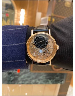 (LIKE NEW) BREGUET TRADITION REF 7057BR 18K 750 ROSE GOLD 40MM AUTOMATIC VERY NICE YEAR 2017 WATCH FULL SET