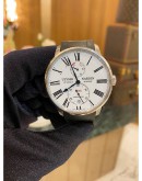 (LIKE NEW) ULYSSE NARDIN MARINE TORPILLEUR WHITE DIAL 42MM AUTOMATIC YEAR 2017 WATCH