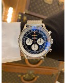 2022 BREITLING NAVITIMER CHRONOGRAPH BACK VIEW MOVEMENT 46MM AUTOMATIC WATCH