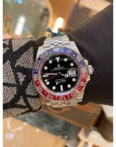  2020 ROLEX GMT-MASTER ll PEPSI REF 126710BLRO JUBILEE 40MM AUTOMATIC WATCH FULL SET