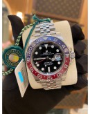  2020 ROLEX GMT-MASTER ll PEPSI REF 126710BLRO JUBILEE 40MM AUTOMATIC WATCH FULL SET