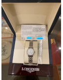 (LIKE NEW) LONGINES PRESENCE REF L4.319.4.11.6 QUARTZ 26MM YEAR 2018 WATCH -FULL SET-