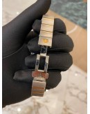 (UNUSED) OMEGA CONSTELLATION LADY HALF 18K 750 YELLOW GOLD DIAMOND DIAL 26MM QUARTZ YEAR 2019 WATCH -FULL SET-