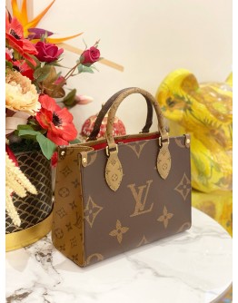 (BRAND NEW) LOUIS VUITTON ON THE GO PM -FULL SET-