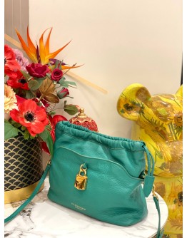 BURBERRY PRORSUM LITTLE CRUSH LEATHER CROSSBODY BAG 