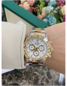 ROLEX DAYTONA COSMOGRAPH 18K YELLOW GOLD REF 116523 40MM AUTOMATIC UNISEX WATCH