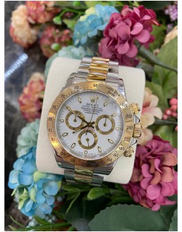 ROLEX DAYTONA COSMOGRAPH 18K YELLOW GOLD REF 116523 40MM AUTOMATIC UNISEX WATCH