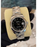 ROLEX LADY DATEJUST 31 REF 178240 BLACK DIAL 31MM AUTOMATIC YEAR 2020 WATCH