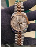 (BRAND NEW) 2024 ROLEX DATEJUST 41 REF 126331 18K 750 EVEROSE GOLD DIAMOND DIAL 41MM AUTOMATIC WATCH -FULL SET-