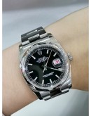 ROLEX DATEJUST UNISEX WATCH REF116200 36MM AUTOMATIC FULL SET