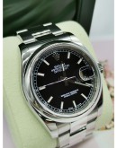 ROLEX DATEJUST UNISEX WATCH REF116200 36MM AUTOMATIC FULL SET