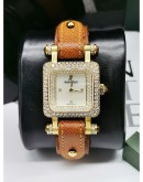 AP AUDEMARS PIGUET DEVA GOLD LADIES DIAMONDS WATCH 25 X 40MM