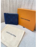 LOUIS VUITTON MULTIPLE WALLET MONOGRAM PACIFIC TAIGA BLUE 