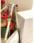 (LIKE NEW) CHRISTIAN DIOR CANNAGE MEDIUM VIBE HOBO BAG IN WHITE