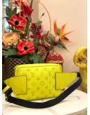 (LIKE NEW) LOUIS VUITTON YELLOW MONOGRAM TAIGARAMA OUTDOOR BUMBAG -FULL SET-