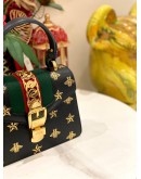 (LIKE NEW) GUCCI SYLVIE SMALL BEE AND STAR SHOULDER BAG WITH STRAP