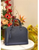 LOUIS VUITTON ALMA MM EPI LEATHER IN BLUE