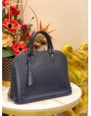 LOUIS VUITTON ALMA MM EPI LEATHER IN BLUE