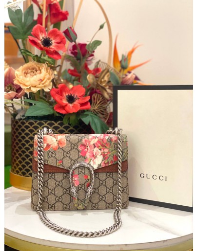 (LIKE NEW) GUCCI DIONYSUS GG FLORAL BLOOMS MINI BAG