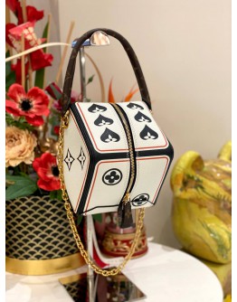  (LIKE NEW) LOUIS VUITTON GAME ON SQUARE DICE BAG
