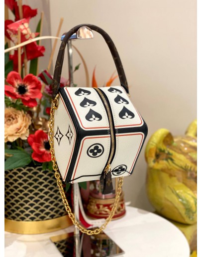  (LIKE NEW) LOUIS VUITTON GAME ON SQUARE DICE BAG