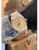 (LIKE NEW) ROLEX AIR-KING PRECISION REF. 14000 SILVER DIAL 34MM AUTOMATIC WATCH
