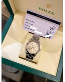(LIKE NEW) ROLEX AIR-KING PRECISION REF. 14000 SILVER DIAL 34MM AUTOMATIC WATCH