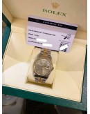 (LIKE NEW) ROLEX DATEJUST 36 HALF 18K 750 YELLOW GOLD JUBILEE REF. 16233 SILVER COMPUTER DIAMOND DIAL 36MM AUTOMATIC WATCH