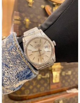 (LIKE NEW) ROLEX DATEJUST 36 JUBILEE REF. 16030 SILVER DIAL 36MM AUTOMATIC WATCH