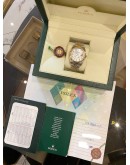 (LIKE NEW) 2005 ROLEX DATEJUST HALF 18K 750 YELLOW GOLD JUBILEE REF. 116233 WHITE MOTHER OF PEARL DIAL 36MM AUTOMATIC WATCH