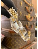 (LIKE NEW) 2005 ROLEX DATEJUST HALF 18K 750 YELLOW GOLD JUBILEE REF. 116233 WHITE MOTHER OF PEARL DIAL 36MM AUTOMATIC WATCH