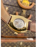 (LIKE NEW) 2015 CARTIER TORTUE COLLECTION PRIVÉE CARTIER PARIS 18K 750 YELLOW GOLD REF. 2496C WHITE ROMAN DIAL 34MM X 43MM AUTOMATIC WATCH