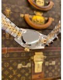 2006 ROLEX LADY DATEJUST HALF 18K 750 YELLOW GOLD JUBILEE REF 179173 SILVER DIAL 26MM AUTOMATIC WATCH -FULL SET-