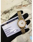 (LIKE NEW) 2025 MIDO BARONCELLI II TWO-TONE PVD ROSE GOLD M7900 WHITE ROMAN DIAL 29MM AUTOMATIC WATCH
