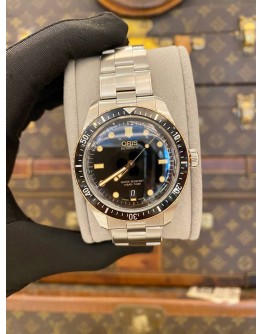 (LIKE NEW) 2019 ORIS DIVERS SIXTY-FIVE REF. 01 733 7707 4354 BLACK DIAL 40MM AUTOMATIC WATCH -FULL SET- 