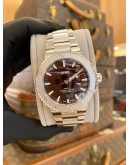 (LIKE NEW) 2024 ORIS AQUIS DATE RELIEF REF. 01 733 7730 4158 CHERRY RED SUNBURST DIAL 43.5MM AUTOMATIC WATCH -FULL SET- 