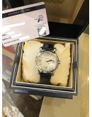 (LIKE NEW) 2012 CHOPARD HAPPY SPORT 7 FLOATING DIAMONDS REF. 8559 SILVER SUNBURST DIAL 36MM AUTOMATIC WATCH