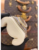 (PRE-OWNED) ROLEX DATEJUST 36 HALF 18K 750 YELLOW GOLD REF. 16233 CHAMPAGNE GOLD DIAL 36MM AUTOMATIC WATCH