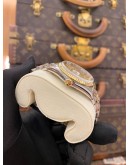 (PRE-OWNED) ROLEX DATEJUST 36 HALF 18K 750 YELLOW GOLD REF. 16233 CHAMPAGNE GOLD DIAL 36MM AUTOMATIC WATCH