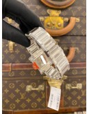 (BRAND NEW FULL STICKER) 2013 CARTIER TANK FRANÇAISE LARGE REF. W51002Q3 WHITE ROMAN DIAL 28MM AUTOMATIC WATCH